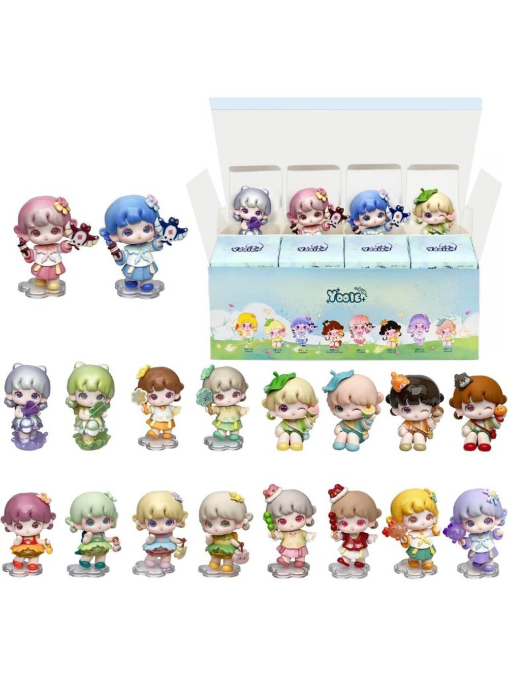 Seasonal Themed Mystery Box - 8 Pack Collectible Action Figures for Decor